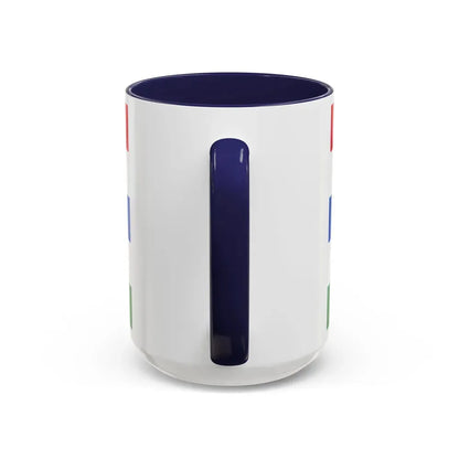 Flag of Herzegovina Neretva Canton Bosnia and Herzegovina - Accent Coffee Mug - Go Mug Yourself