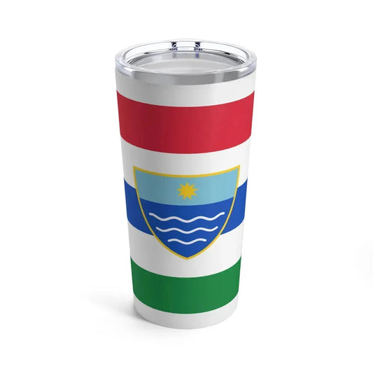 Flag of Herzegovina Neretva Canton Bosnia and Herzegovina - Tumbler 20oz 20oz - Go Mug Yourself