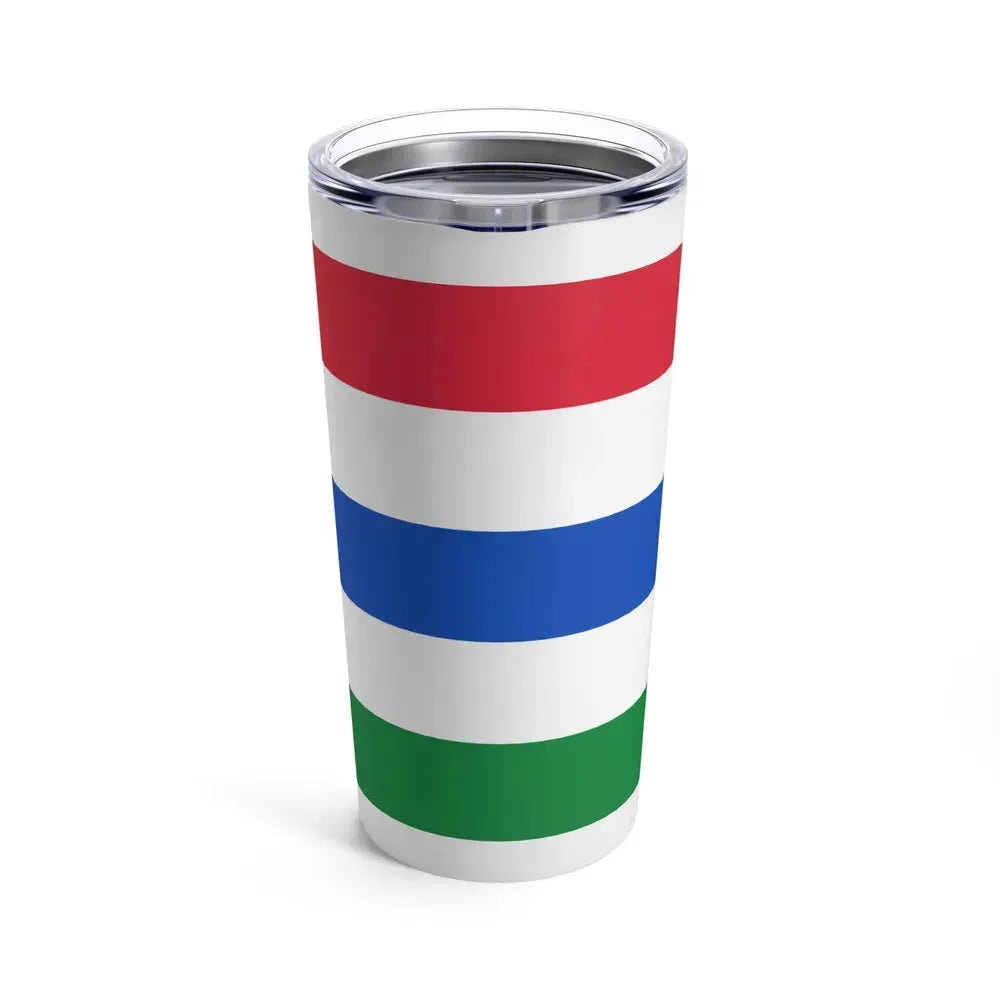 Flag of Herzegovina Neretva Canton Bosnia and Herzegovina - Tumbler 20oz - Go Mug Yourself