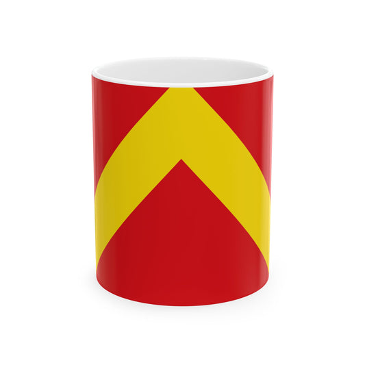Flag of Herzele (Belgium) White Coffee Mug-11oz-Go Mug Yourself