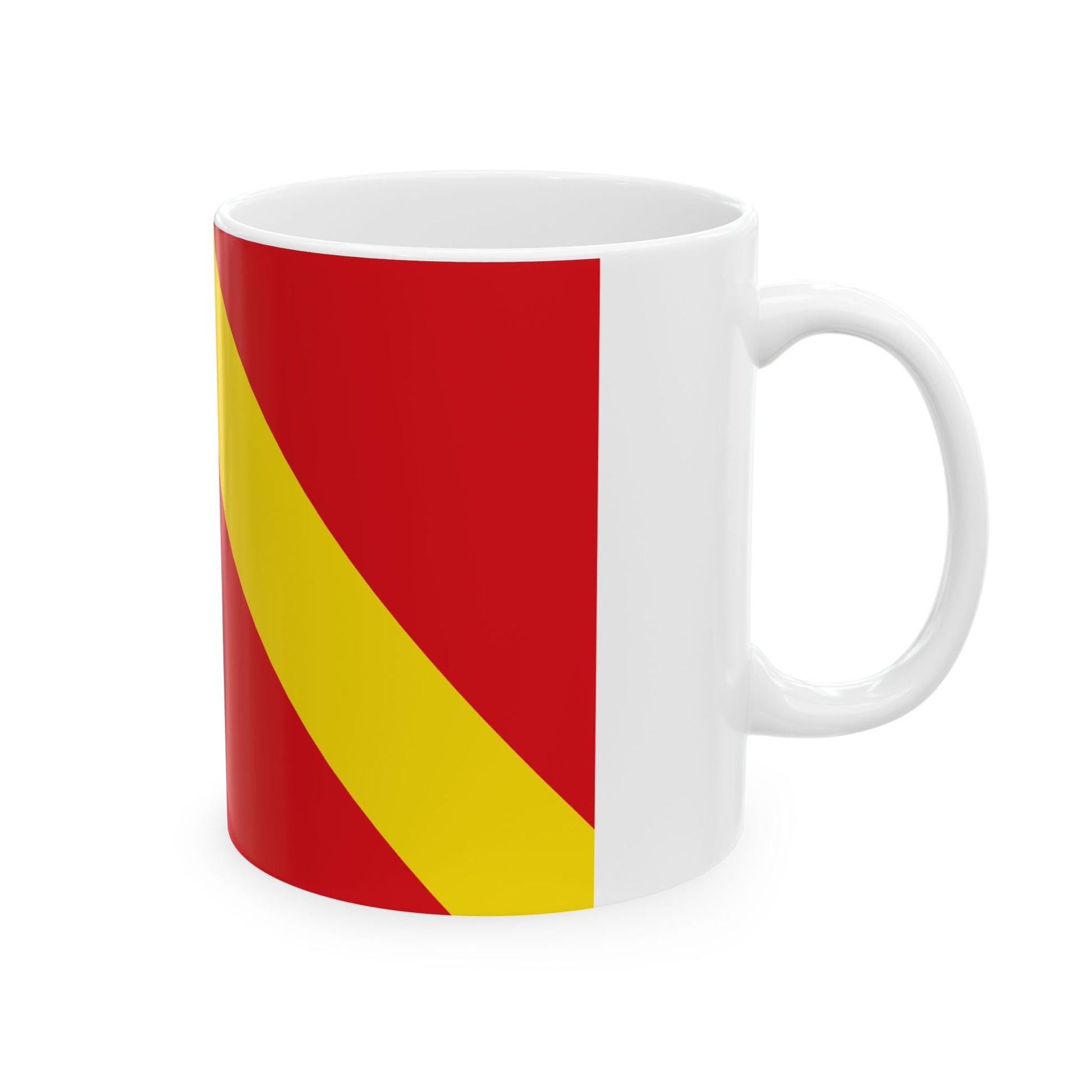 Flag of Herzele (Belgium) White Coffee Mug-Go Mug Yourself