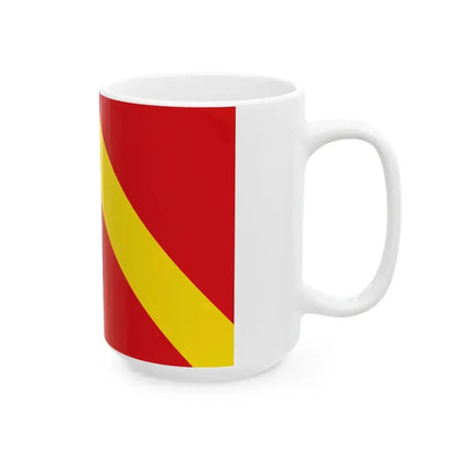 Flag of Herzele (Belgium) White Coffee Mug - Go Mug Yourself