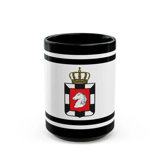 Flag of Herzogtum Lauenburg Germany - Black Coffee Mug 15oz - Go Mug Yourself