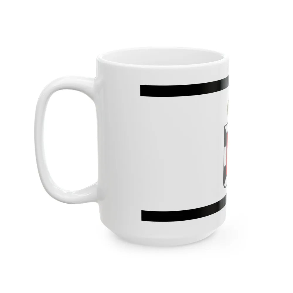 Flag of Herzogtum Lauenburg Germany - White Coffee Mug-Go Mug Yourself