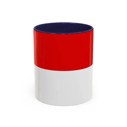 Flag of Hesse Germany - Accent Coffee Mug 11oz Navy - Go Mug Yourself