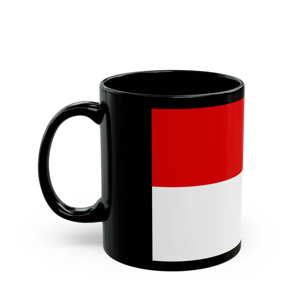 Flag of Hesse Germany - Black Coffee Mug-Go Mug Yourself