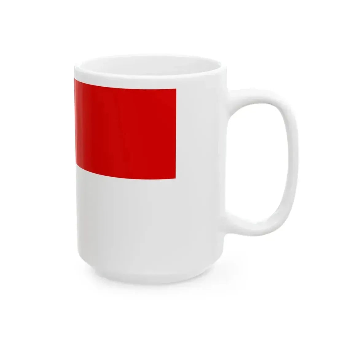 Flag of Hesse (Germany) White Coffee Mug - Go Mug Yourself
