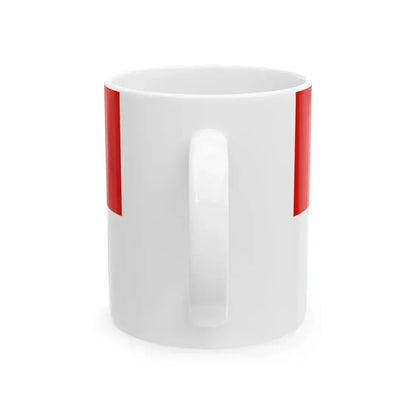 Flag of Hesse state (Germany) White Coffee Mug - Go Mug Yourself