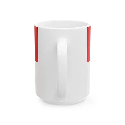 Flag of Hesse state (Germany) White Coffee Mug - Go Mug Yourself