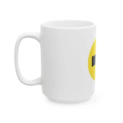 Flag of Het Vlaamse Kruis (Belgium) White Coffee Mug - Go Mug Yourself