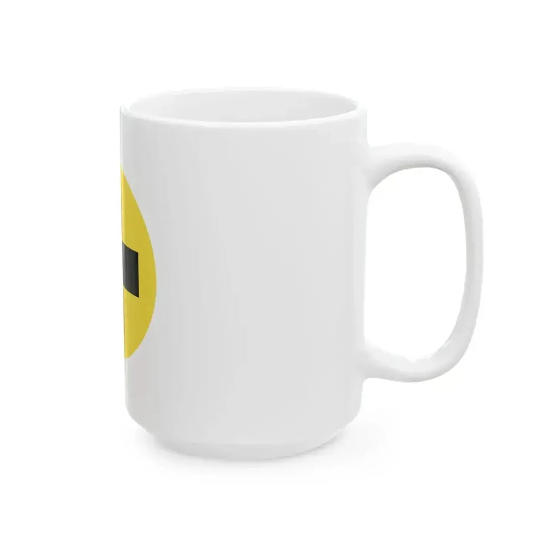 Flag of Het Vlaamse Kruis (Belgium) White Coffee Mug - Go Mug Yourself