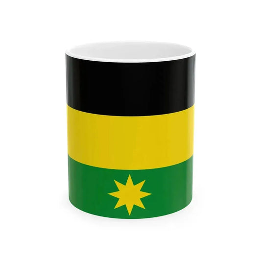 Flag of Heuvelland (Belgium) White Coffee Mug 11oz - Go Mug Yourself