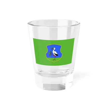 Flag of Heves County Hungary - Shot Glass 1.5oz 1.5oz - Go Mug Yourself