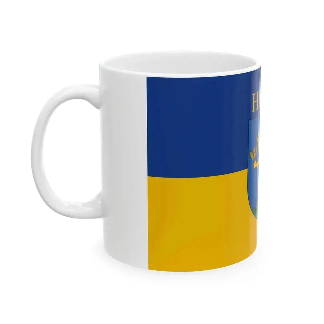Flag of Heves (Hungary) White Coffee Mug - Go Mug Yourself