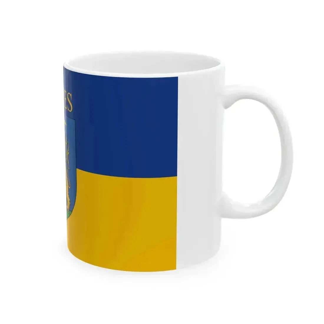 Flag of Heves (Hungary) White Coffee Mug - Go Mug Yourself