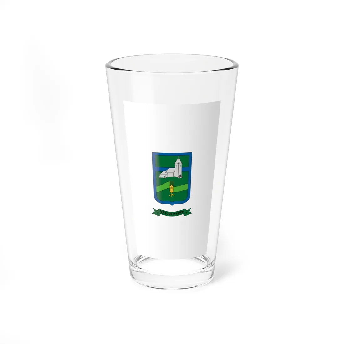 Flag of Hevizgyork vertical (Hungary) Pint Glass 16oz 16oz - Go Mug Yourself