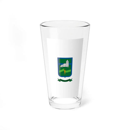 Flag of Hevizgyork vertical (Hungary) Pint Glass 16oz 16oz - Go Mug Yourself