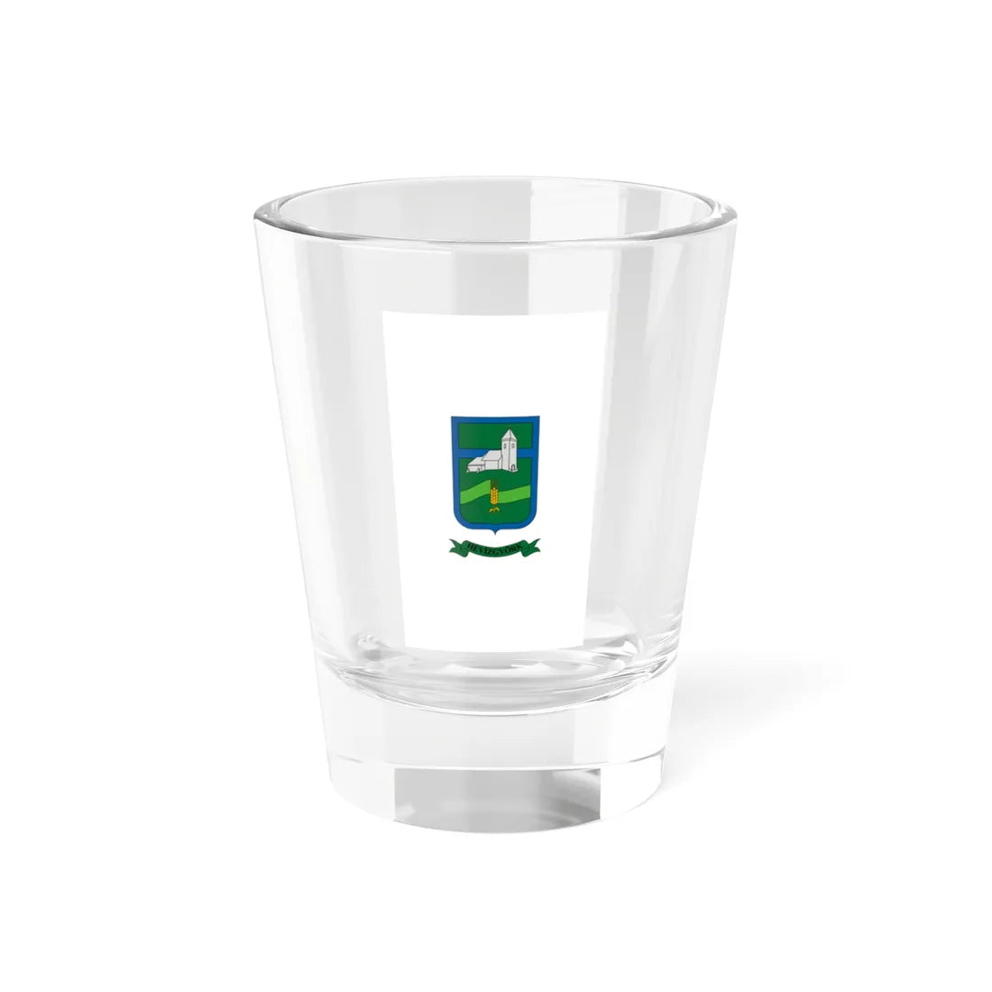 Flag of Hevizgyork vertical (Hungary) Shot Glass 1.5oz 1.5oz - Go Mug Yourself