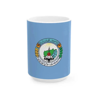 Flag of Hezbe Wahdat (Afghanistan) White Coffee Mug 15oz - Go Mug Yourself