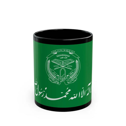 Flag of Hezbi Islami Gulbuddin - Black Coffee Mug-11oz-Go Mug Yourself