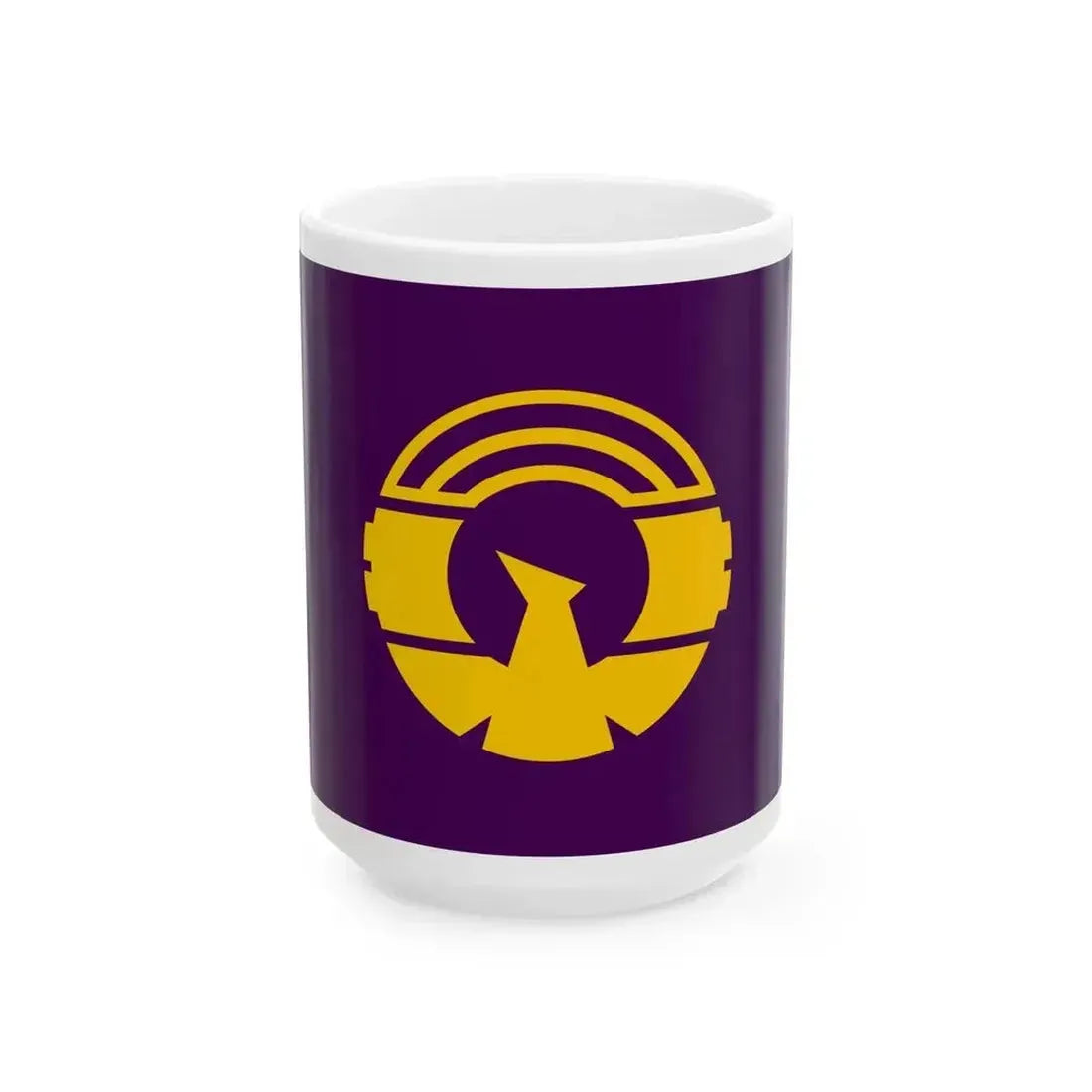 Flag of Hidaka Hokkaido 1955-2006 (Japan) White Coffee Mug 15oz - Go Mug Yourself