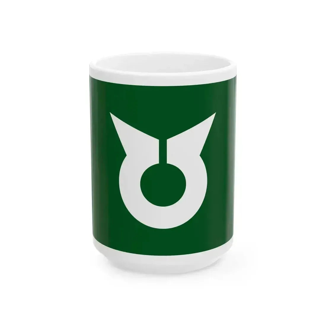 Flag of Hidaka Hyogo 1956-2005 (Japan) White Coffee Mug 15oz - Go Mug Yourself