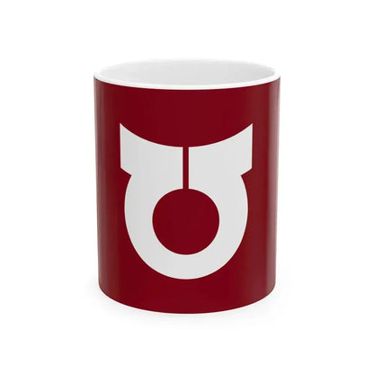 Flag of Hidaka Kochi (Japan) White Coffee Mug 11oz - Go Mug Yourself