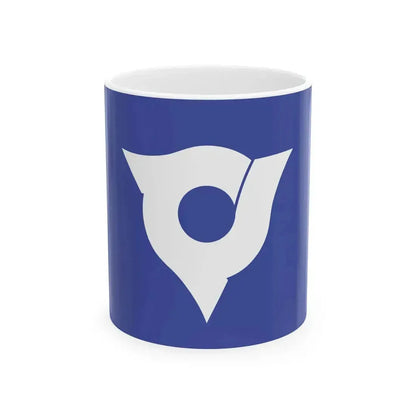 Flag of Hidaka Saitama (Japan) White Coffee Mug 11oz - Go Mug Yourself