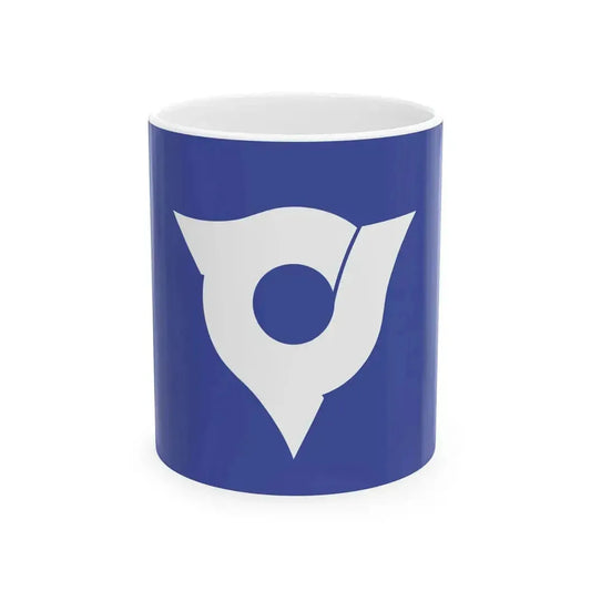 Flag of Hidaka Saitama (Japan) White Coffee Mug 11oz - Go Mug Yourself