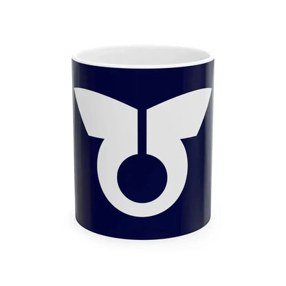 Flag of Hidaka Wakayama (Japan) White Coffee Mug 11oz - Go Mug Yourself