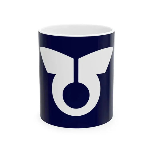 Flag of Hidaka Wakayama (Japan) White Coffee Mug 11oz - Go Mug Yourself