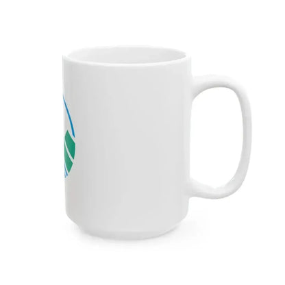 Flag of Hidakagawa Wakayama (Japan) White Coffee Mug - Go Mug Yourself