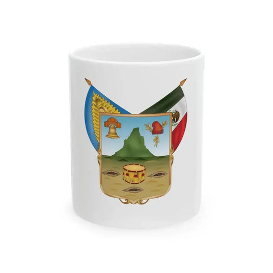 Flag of Hidalgo (Mexico) White Coffee Mug 11oz - Go Mug Yourself