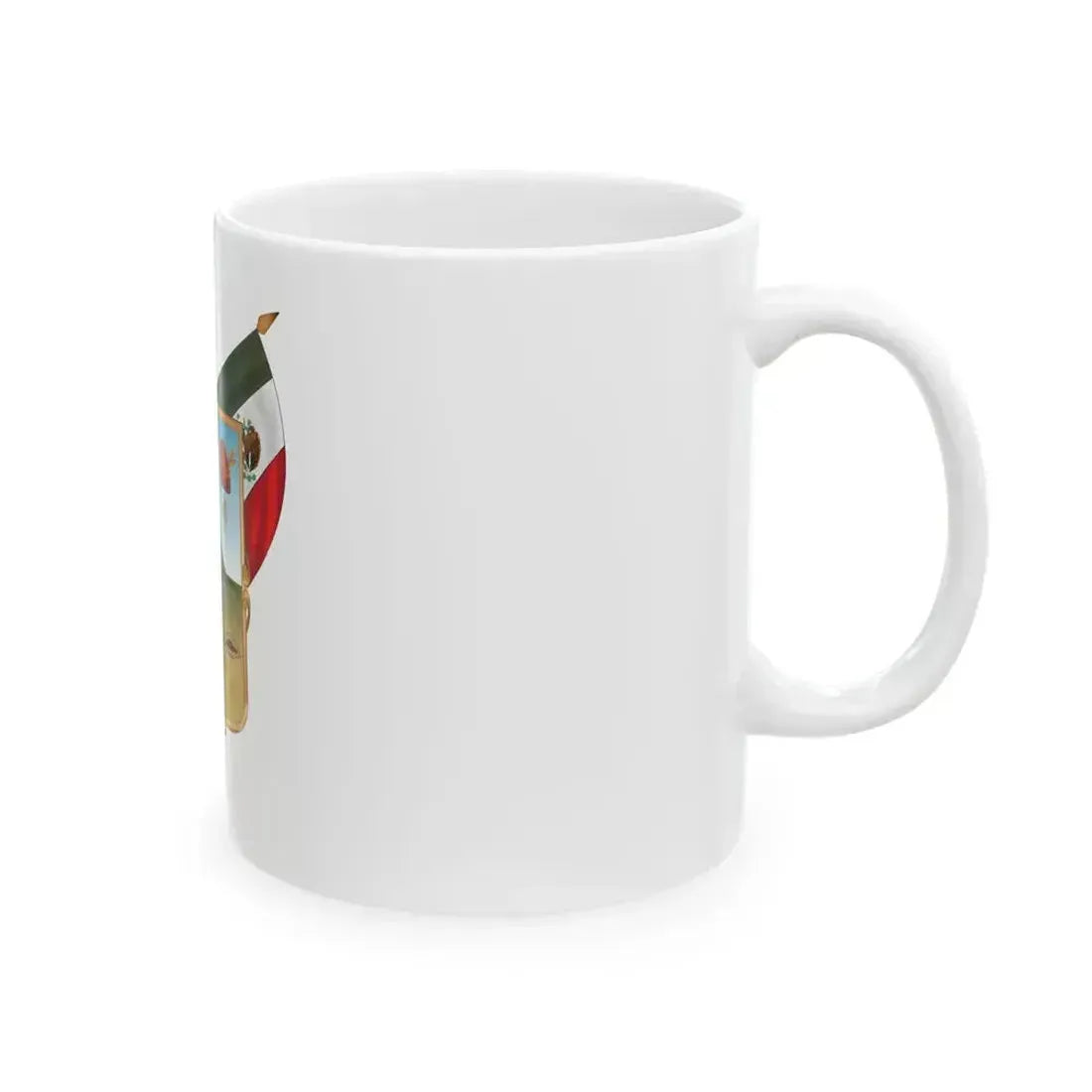 Flag of Hidalgo (Mexico) White Coffee Mug - Go Mug Yourself