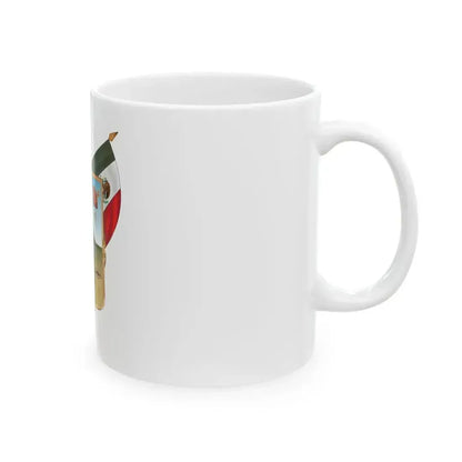 Flag of Hidalgo (Mexico) White Coffee Mug - Go Mug Yourself