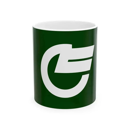 Flag of Hiezu Tottori (Japan) White Coffee Mug 11oz - Go Mug Yourself