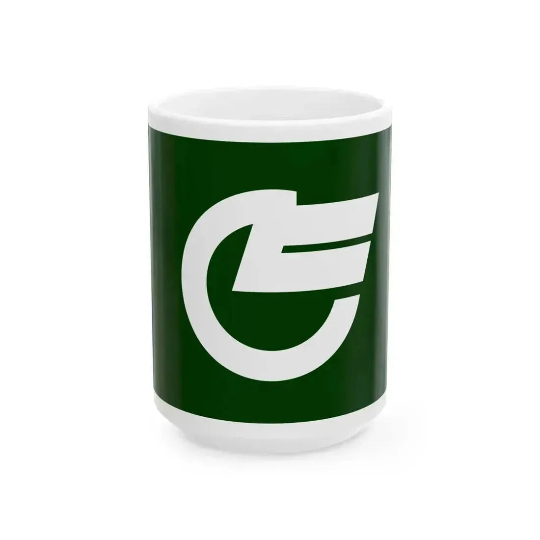 Flag of Hiezu Tottori (Japan) White Coffee Mug 15oz - Go Mug Yourself