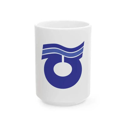 Flag of Higashiagatsuma Gunma (Japan) White Coffee Mug 15oz - Go Mug Yourself