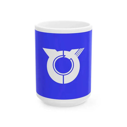 Flag of Higashiizu Shizuoka (Japan) White Coffee Mug 15oz - Go Mug Yourself