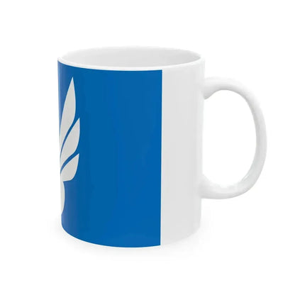 Flag of Higashikagawa Kagawa (Japan) White Coffee Mug - Go Mug Yourself
