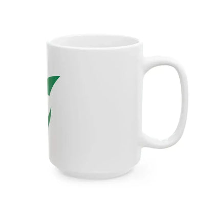 Flag of Higashikagura Hokkaido (Japan) White Coffee Mug - Go Mug Yourself