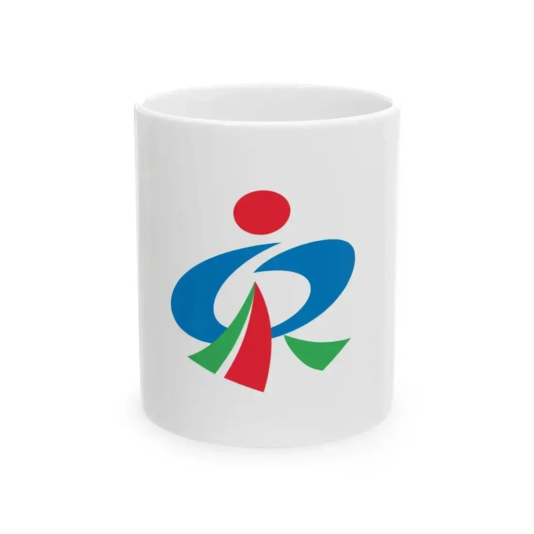 Flag of Higashimatsushima Miyagi (Japan) White Coffee Mug 11oz - Go Mug Yourself