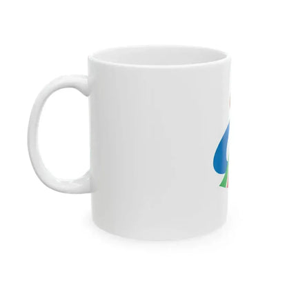 Flag of Higashimatsushima Miyagi (Japan) White Coffee Mug - Go Mug Yourself