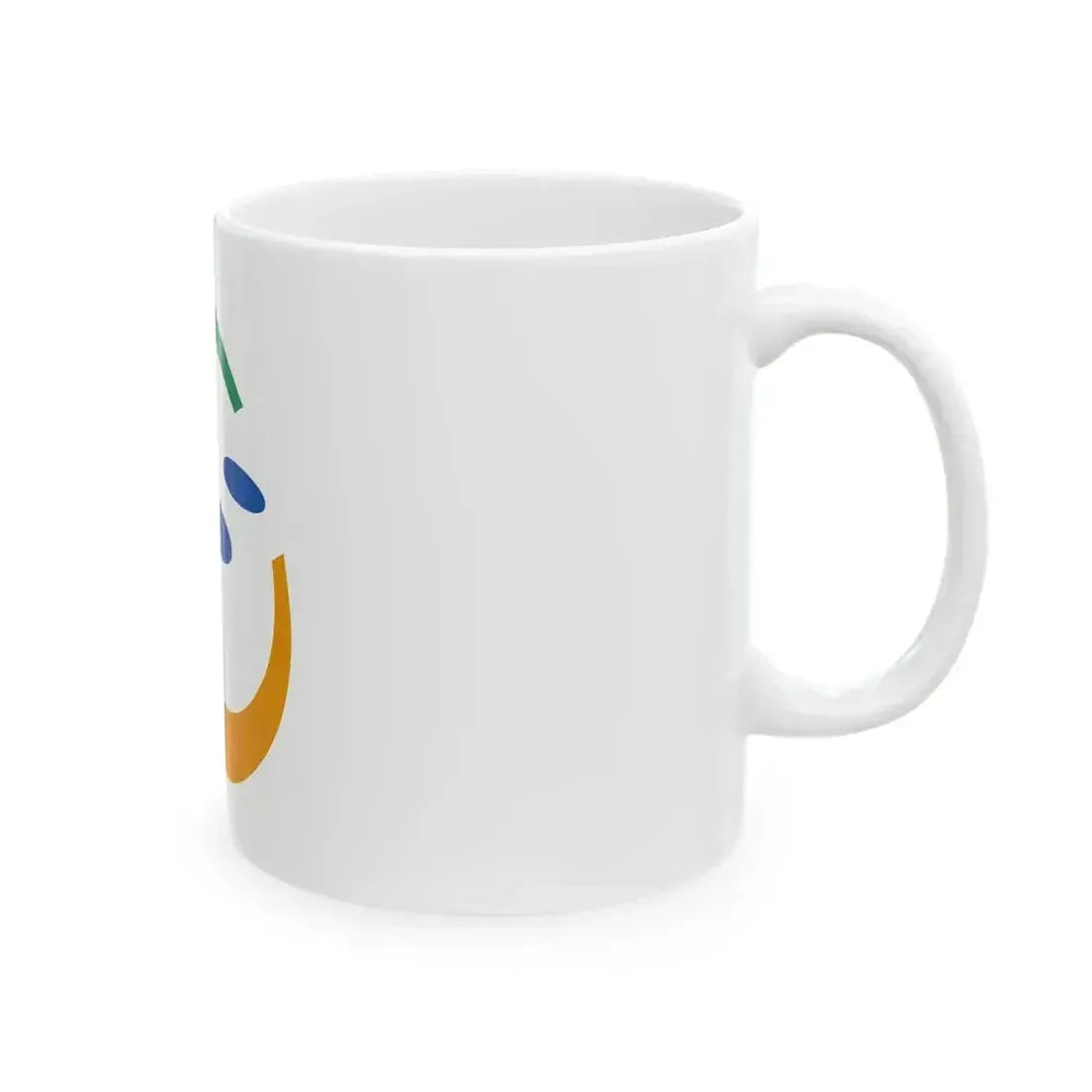 Flag of Higashimiyoshi Tokushima (Japan) White Coffee Mug - Go Mug Yourself