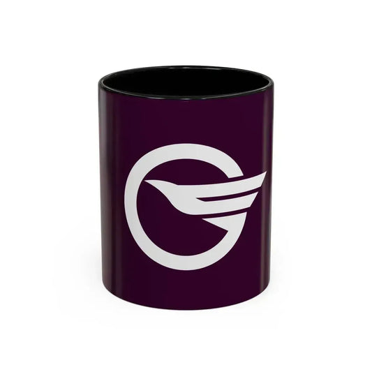 Flag of Higashimurayama Tokyo Japan - Accent Coffee Mug 11oz Black - Go Mug Yourself