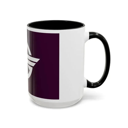 Flag of Higashimurayama Tokyo Japan - Accent Coffee Mug - Go Mug Yourself