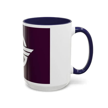 Flag of Higashimurayama Tokyo Japan - Accent Coffee Mug - Go Mug Yourself
