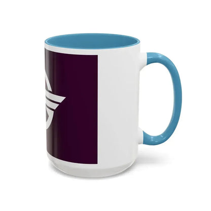 Flag of Higashimurayama Tokyo Japan - Accent Coffee Mug - Go Mug Yourself