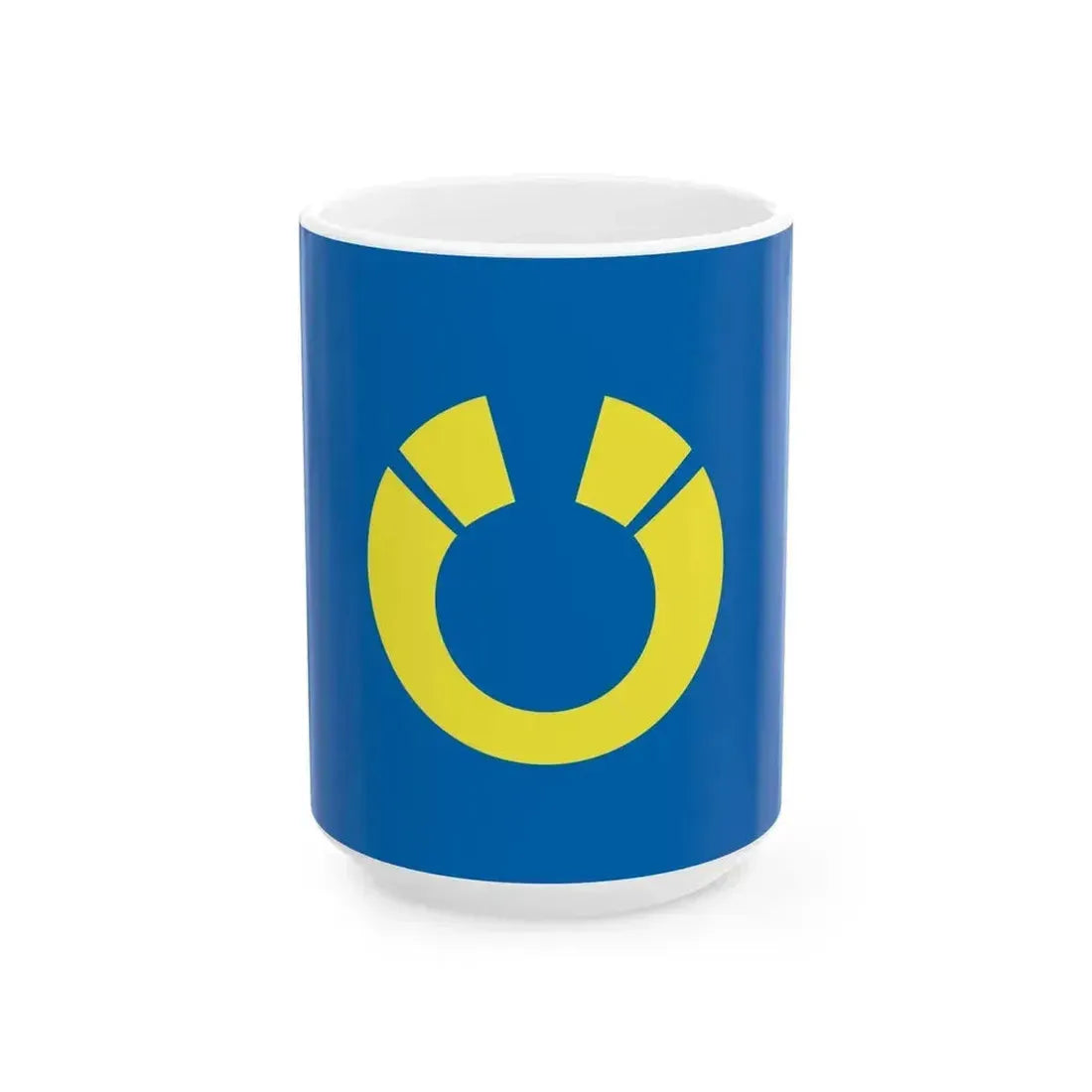 Flag of Higashine Yamagata (Japan) White Coffee Mug 15oz - Go Mug Yourself