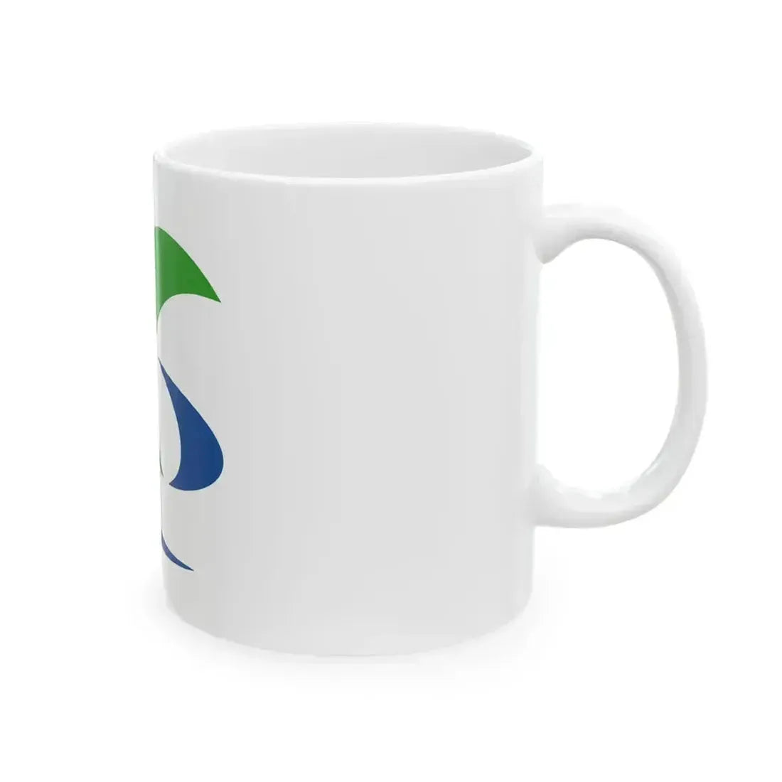 Flag of Higashiomi Shiga (Japan) White Coffee Mug - Go Mug Yourself